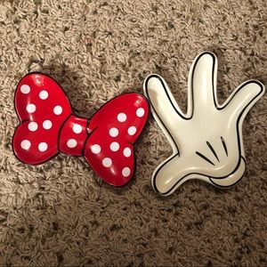 NWT Mickey & Minnie Mouse Jewelry Dishes